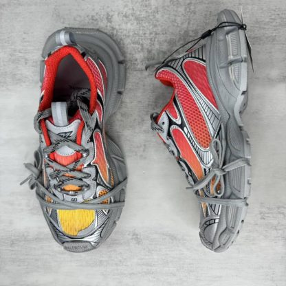 REPLICA BALENCIAGA MEN'S 3XL GRADIENT SNEAKER IN RED/ORANGE/GREY/BLACK - Image 7