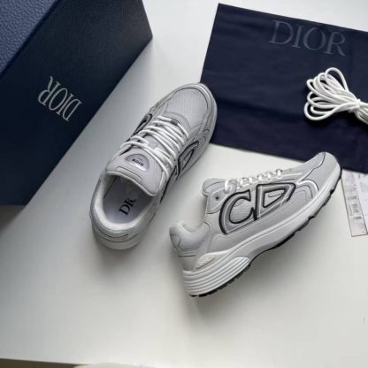 Replica Dior Men's B30 Countdown Sneaker In Grey