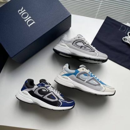 Replica Dior Men's B30 Countdown Sneaker In Grey - Image 9