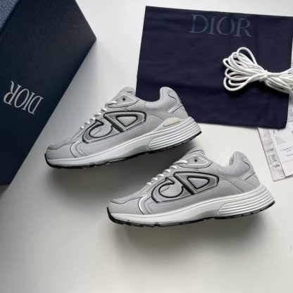 Replica Dior Men's B30 Countdown Sneaker In Grey - Image 6