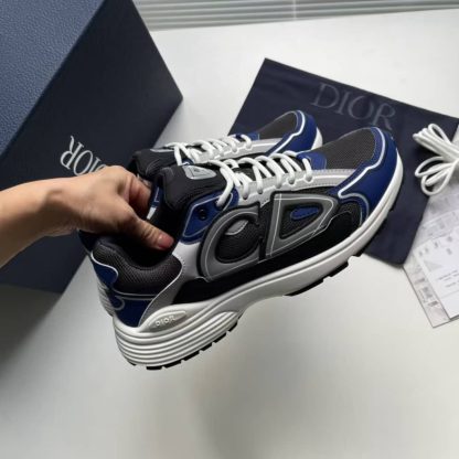 Replica Dior Men's B30 Countdown Sneaker In Blue - Image 9