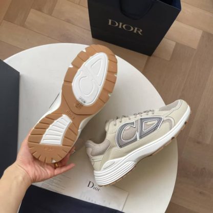 Replica Dior Men's B30 Countdown Sneaker In Cream - Image 8