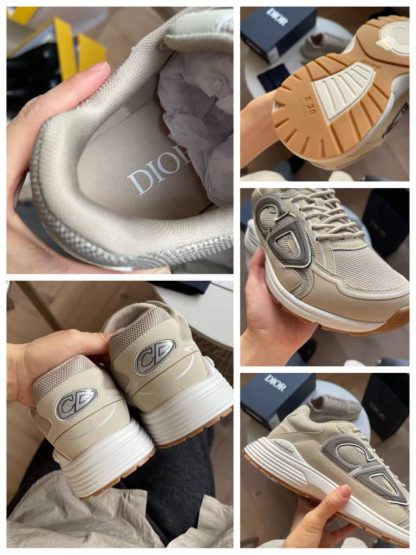 Replica Dior Men's B30 Countdown Sneaker In Cream - Image 4