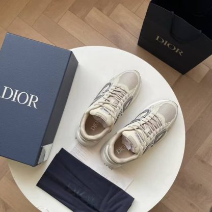 Replica Dior Men's B30 Countdown Sneaker In Cream - Image 7