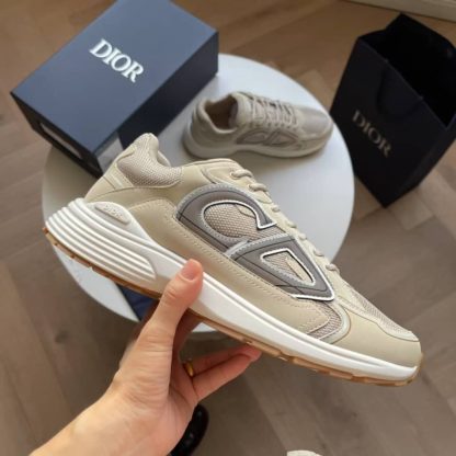 Replica Dior Men's B30 Countdown Sneaker In Beige