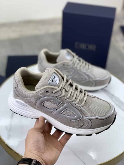 Replica Dior B30 Countdown Sneaker in Gray Suede - Image 2