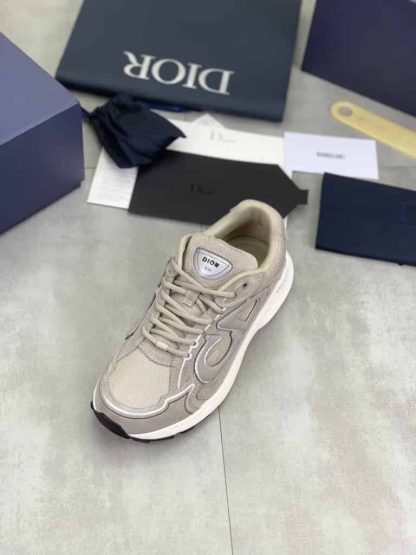 Replica Dior B30 Countdown Sneaker in Gray Suede - Image 5
