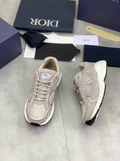 Replica Dior B30 Countdown Sneaker in Gray Suede - Image 8