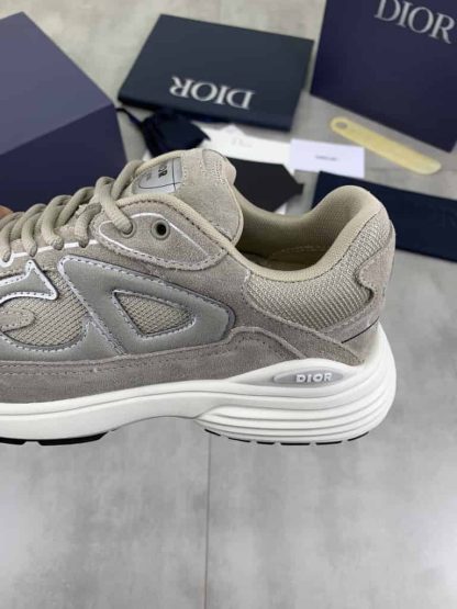 Replica Dior B30 Countdown Sneaker in Gray Suede - Image 9