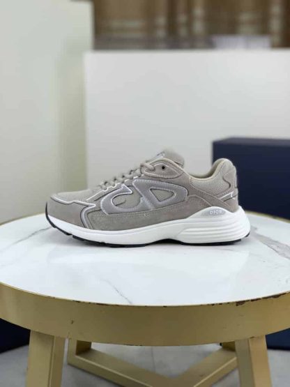 Replica Dior B30 Countdown Sneaker in Gray Suede - Image 3
