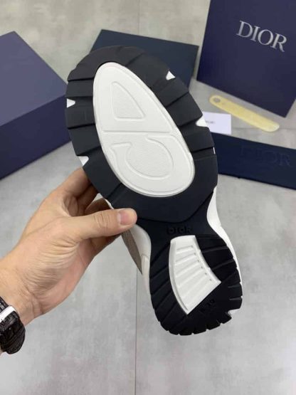 Replica Dior B30 Countdown Sneaker in Gray Suede - Image 6