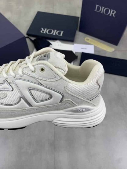 Replica Dior B30 Countdown Sneaker in Ecru Suede - Image 6