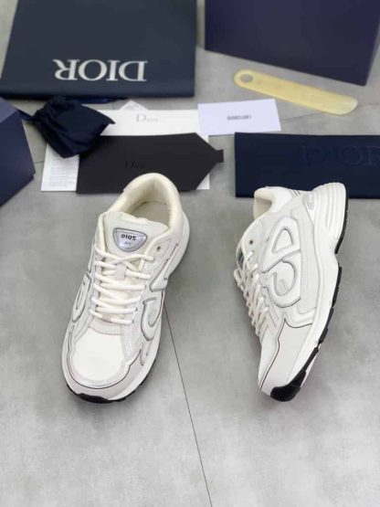 Replica Dior B30 Countdown Sneaker in Ecru Suede - Image 7