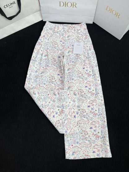 Replica Chanel Denim Cruise Fish Pattern Pants 2025 - Image 16
