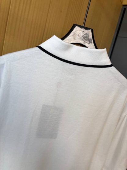Replica Loro Piana Men's The Gift of Kings® Polo Shirt in White - Image 6
