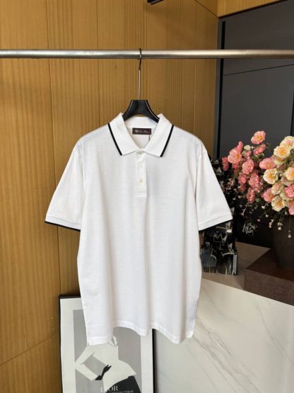 Replica Loro Piana Men's The Gift of Kings® Polo Shirt in White