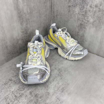 REPLICA BALENCIAGA MEN'S 3XL GRADIENT SNEAKER IN YELLOW/OFF WHITE/GREY - Image 3