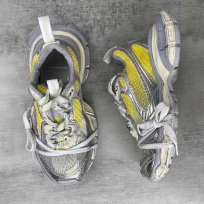 REPLICA BALENCIAGA MEN'S 3XL GRADIENT SNEAKER IN YELLOW/OFF WHITE/GREY - Image 5