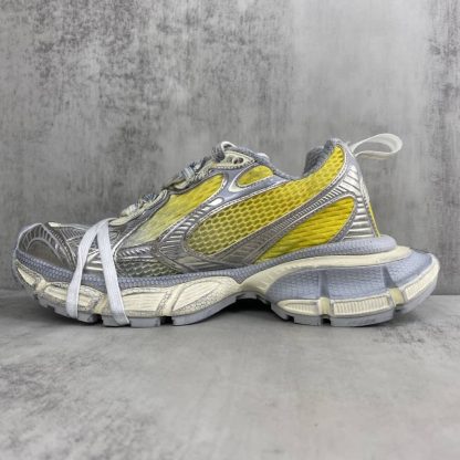 REPLICA BALENCIAGA MEN'S 3XL GRADIENT SNEAKER IN YELLOW/OFF WHITE/GREY - Image 6