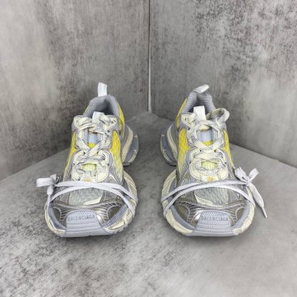 REPLICA BALENCIAGA MEN'S 3XL GRADIENT SNEAKER IN YELLOW/OFF WHITE/GREY - Image 8