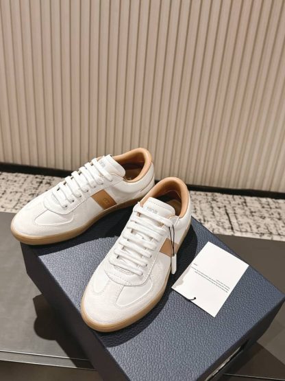 Replica Dior B01 Matchpoint Sneaker Cognac and White Smooth Calfskin with White Suede - Image 5