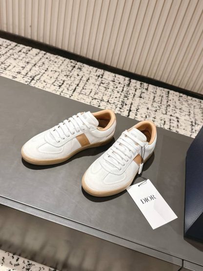 Replica Dior B01 Matchpoint Sneaker Cognac and White Smooth Calfskin with White Suede - Image 8