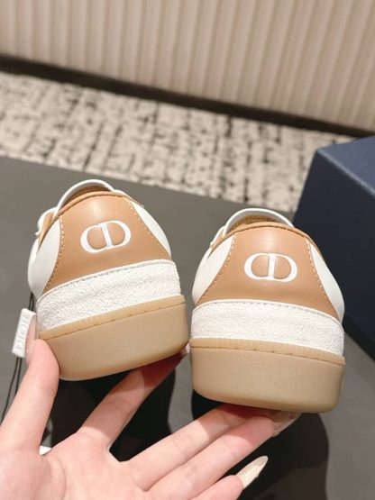 Replica Dior B01 Matchpoint Sneaker Cognac and White Smooth Calfskin with White Suede - Image 10