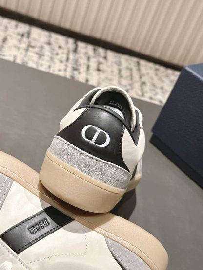 Replica Dior B01 Matchpoint Sneaker Black and White Smooth Calfskin with Gray Suede - Image 2
