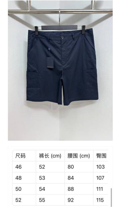Replica Louis Vuitton Monogram Pocket Cargo Shorts 1AHVTI - Image 2