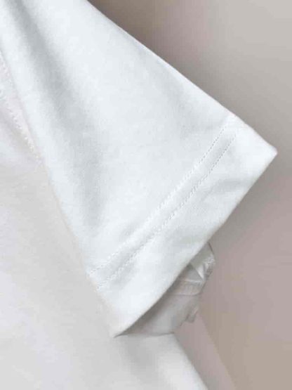 Replica Hermes "H Puzzle" t-shirt with leather detail White - Image 8
