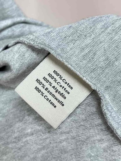 Replica Hermes "H Puzzle" t-shirt with leather detail Gray - Image 8