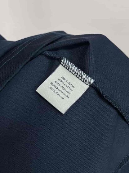 Replica Hermes "H Puzzle" t-shirt with leather detail Blue - Image 9