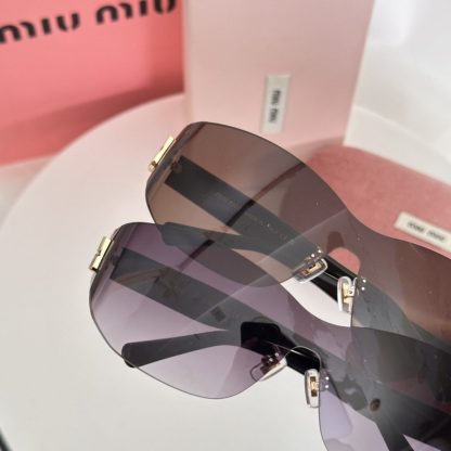 Replica Miu Miu Sunglass 2025SS High Qaulity 1:1 - Image 2