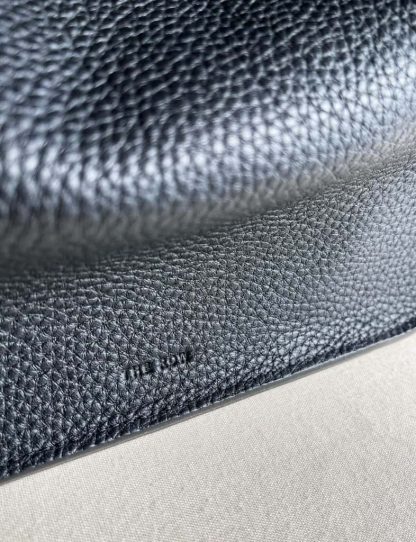 Replica The Row Soft Margaux 15 Bag in Leather Black Togo - Image 4