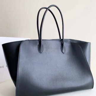Replica The Row Marlo 17 Bag in Leather Black