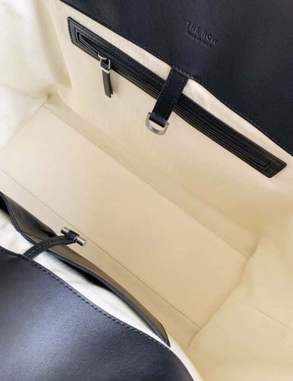 Replica The Row Marlo 17 Bag in Leather Black - Image 6