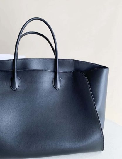 Replica The Row Marlo 17 Bag in Leather Black - Image 7