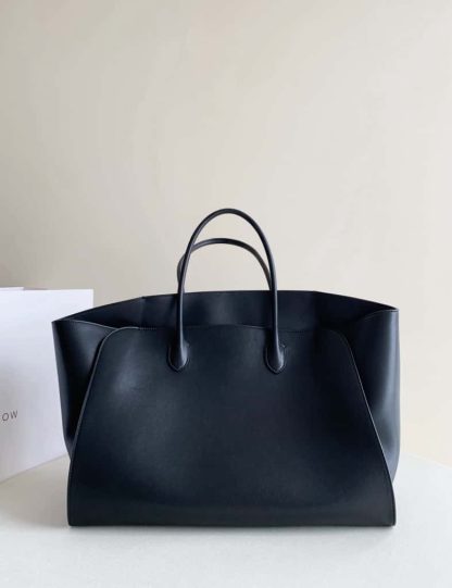 Replica The Row Marlo 17 Bag in Leather Black - Image 10