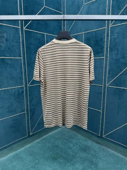 Replica Loro Piana Elvo Striped T-Shirt For Men - Image 2