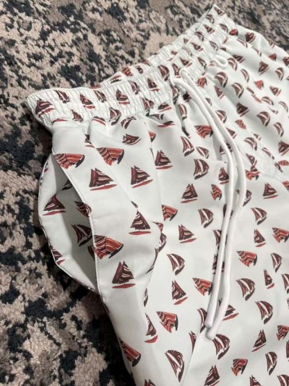 Replica Loro Piana Sailboat Printed Bay Swim Shorts For Men - Image 4